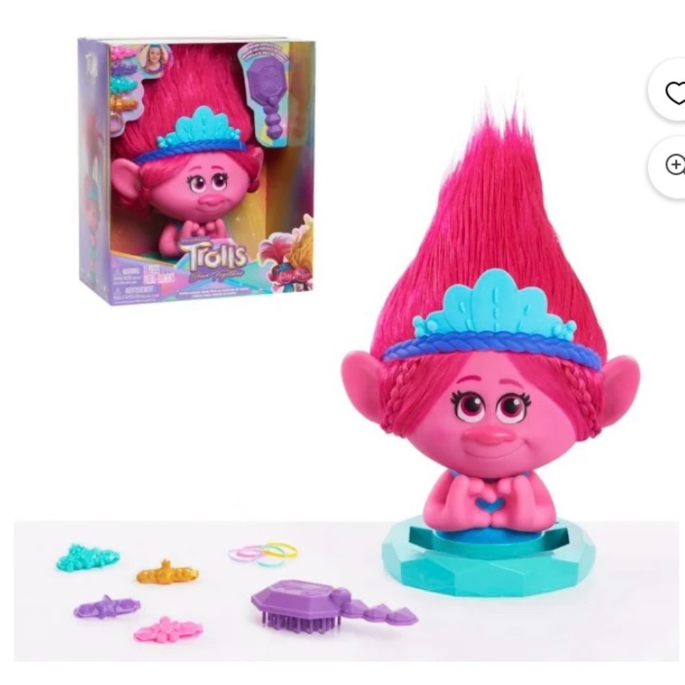 Trolls Poppy Styling Head - Picture 3 of 5